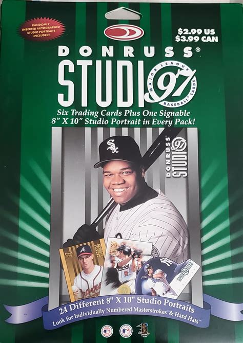 1997 Studio Baseball Continues Portrait Tradition Debuts 8x10s And