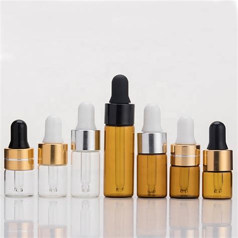 Ml Dram Amber Mini Bottle Cc Amber Sample Vial Ml Ml Ml Small