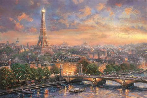 Travel Destination Paintings Thomas Kinkade Carmel And Monterey