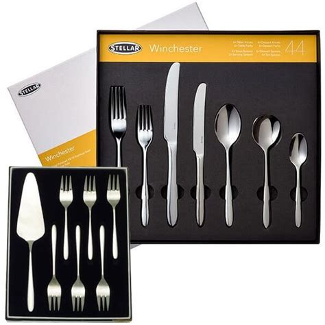 Stellar Winchester 44 Piece Cutlery Set Aldiss