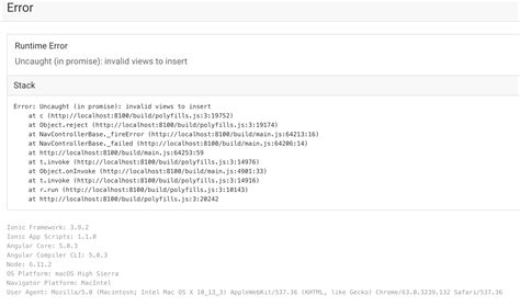 Error Error Uncaught In Promise Invalid Views To Insert Issue