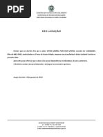 Declaração de Vaga Escolar para Aluno | PDF