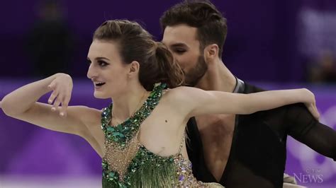 French Figure Skater Powers Through Wardrobe Malfunction YouTube