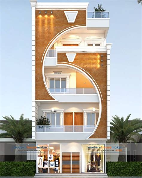 25x50 Ultra Modern Look Building Residential Building Design