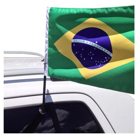 Bandeira Do Brasil Para Carro Cm X Cm