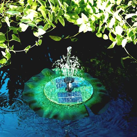 Bulk Order Universal Solar Floating Lotus Leaf Fountain Pump Garden