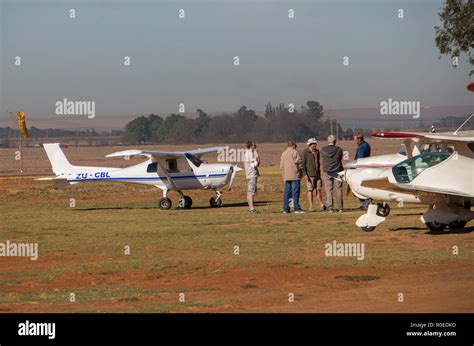 Seen At Rhino Park Private Airfield In Pretoria South Africa Stock