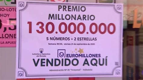 El Euromillones Deja En Valladolid Un Premio De 130 Millones De Euros