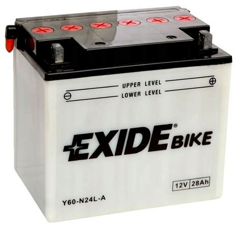 Akumulator EXIDE Do Kosiarki Y60 N24L A 28Ah 280A EX Y60 N24L A Za 350