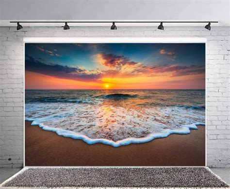 Amazon Leyiyi X Ft Photography Background Seaside Sunset