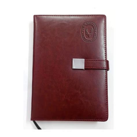 Soft Bound PU Leather Notebook Magnetic Flap For Office Paper Size