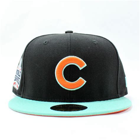 Chicago Cubs 2016 World Series New Era 59Fifty Fitted Hat (Black Mint ...