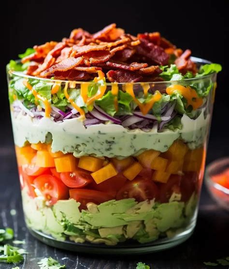 Seven Layer Salad Then And Now Recipes