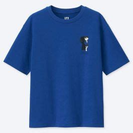 AitaiKuji MANGA UT Uniqlo T Shirt Detective Conan Blue Design