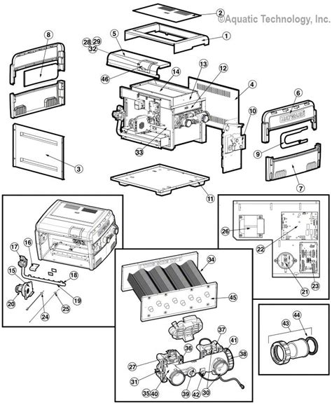 Hayward Universal H Series H400fd Low Nox Heater Replacement Parts