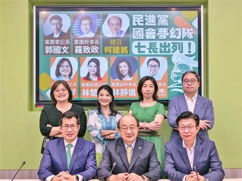 民進黨立法院黨團七長公布 羅致政接幹事長、郭國文任書記長 政治 中時