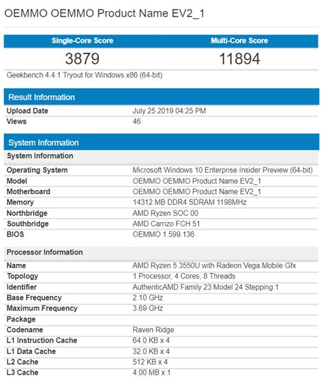 The Ryzen 5 3550U outscores the Ryzen 7 3700U and Ryzen 7 3750H in ...