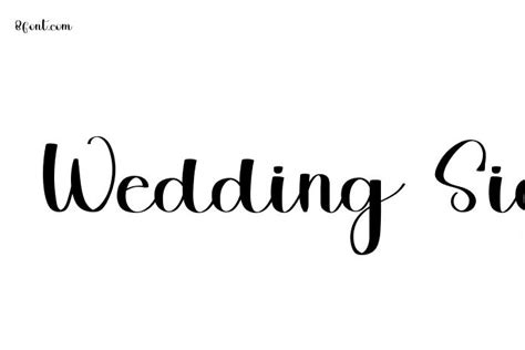 Wedding Signature Font - Free Font Download