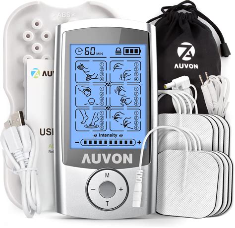 Auvon Rechargeable Tens Unit Muscle Stimulator 24 Modes 4th Gen Tens