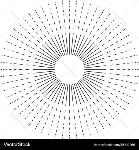 Starburst Clipart Black And White