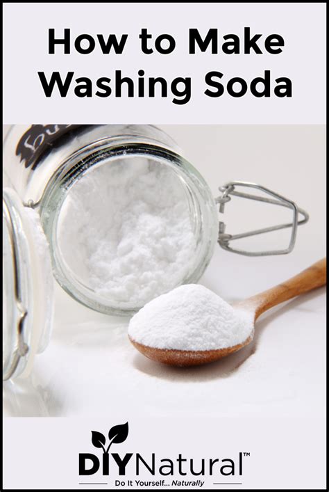 Learning How To Make Washing Soda Is Very Simple Washing Soda Baking Soda Uses Baking Soda