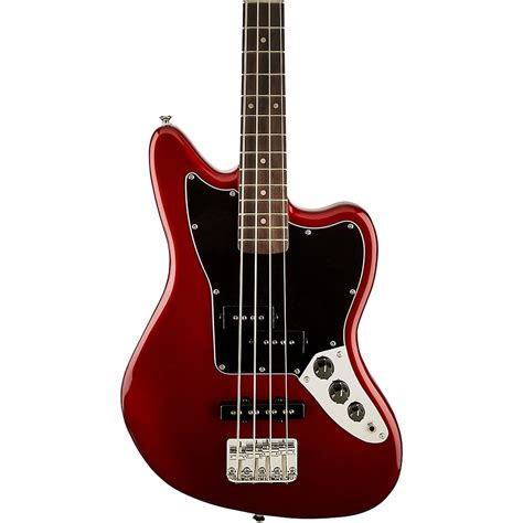 Squier Vintage Modified Jaguar Bass Special Ss Short Scale Electric Bass Guitar Candy Apple Red