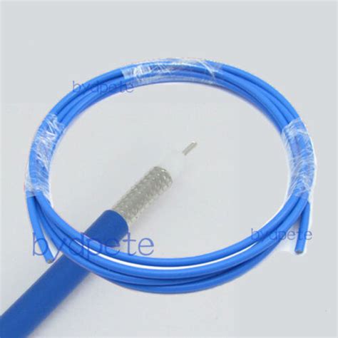 RG141 RG402 Low Loss Semi Flexible RG 141 RG 402 RF Coax Coaxial Blue