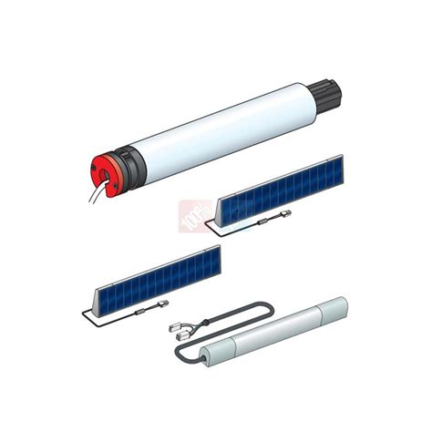 Motorisation De Volets Kit Solaire Autosun 10nm 2 Panneaux