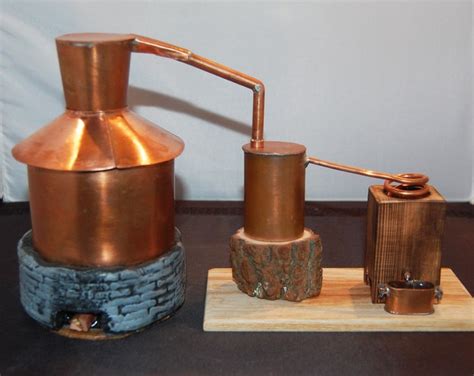 Copper Mountain Moonshine Still Replica With Hidden Etsy