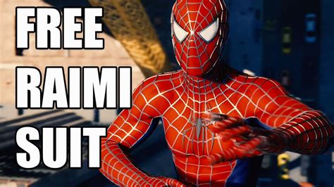 Spider Man Ps4 Sam Raimi Webbed Suit Youtube