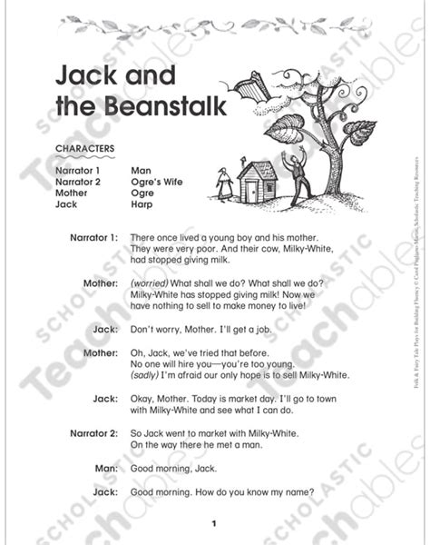 Jack And The Beanstalk Characters List