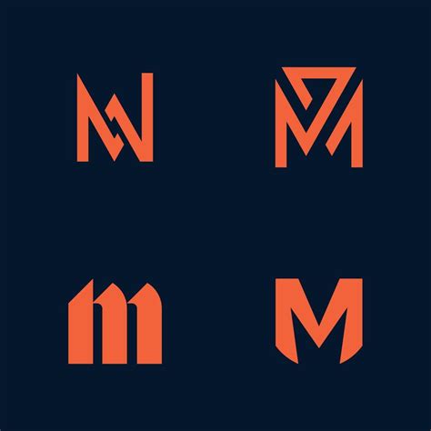 Letter M logo design template elements 14240817 Vector Art at Vecteezy