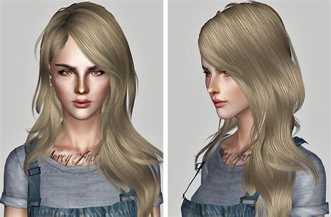 Newsea S Serenity Hairstyle Retextured By Sweet Sugar For Sims Sims