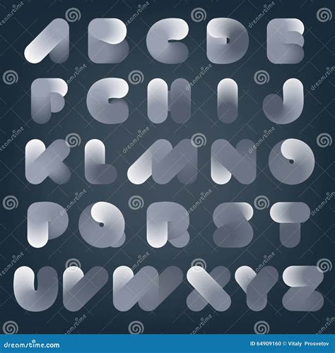 Beautiful Bold Font Stock Vector Illustration Of Deco 64909160