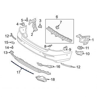 Volvo V60 Replacement Bumper Moldings Trim CARiD