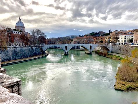 The Tiber River From The Ponte Sant Angelo Rome Andy Montgomery Flickr