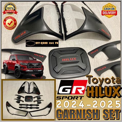 Toyota Hilux Gr Sport Garnish Set Hilux Grs Accessories