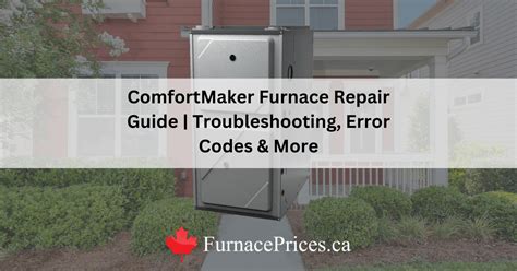 Comfortmaker Furnace Repair Error Codes And Troubleshooting