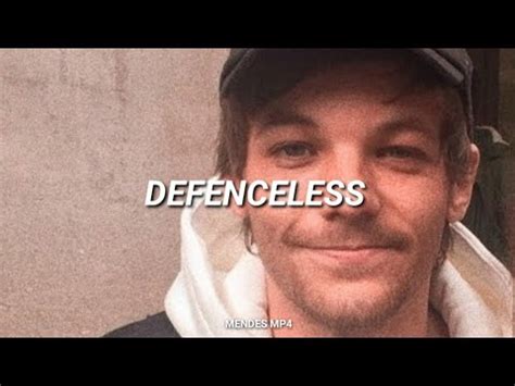 Defenceless Louis Tomlinson Letra En Espa Ol Youtube