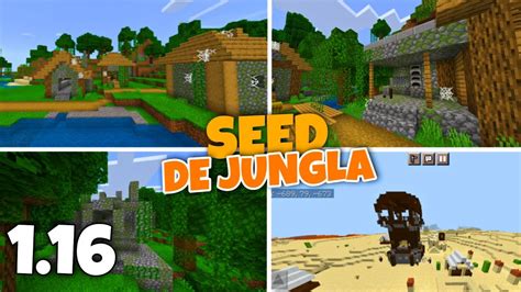 Semilla De Minecraft 1 16 Y 1 17 BEDROCK Jungla Biomas Aldeas