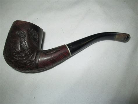 Vintage Briar Wood Pipe Sherlock Holmes Style Curved Stem Pipe S On