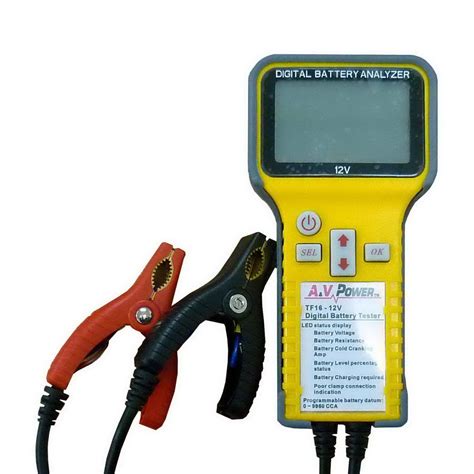 12V Battery Analyzer cca ω TA Series Tools And Accessories A V