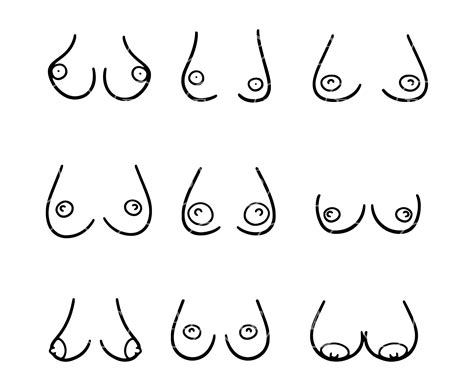 Boobs Svg Hand Drawn Boobies Svg Tits Svg Vector Cut File For Cricut