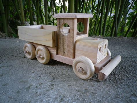 Jouet En Bois Camion Benne