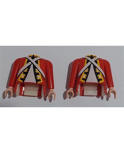 140109 Body With Arms Red Coat 2u Playmobil PG3