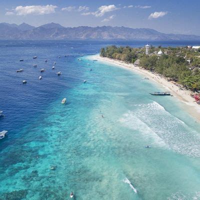 Plage De Gili Trawangan Timur Pantai Timur Gili Trawangan Les