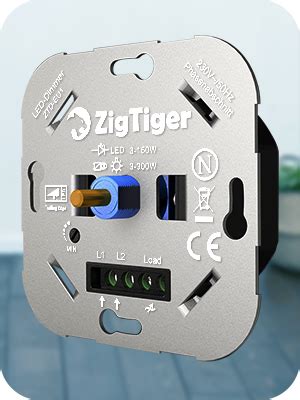 Zigtiger Led Dimmer Schalter Led Dimmer V Unterputz Dimmschalter