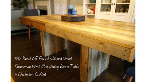 Rustic Dining Table – Free Woodworking Plan.com