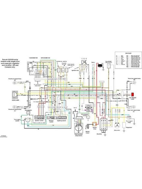 Suzuki Gs550 Wiring Diagram | PDF