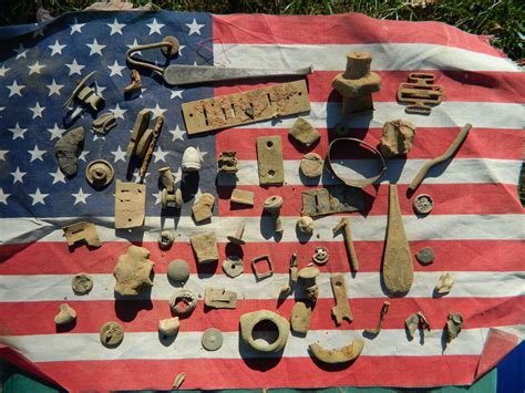 Mixed Lot Of Dug Civil War Relic Artifacts BATTLE OF GETTYSBURG 4